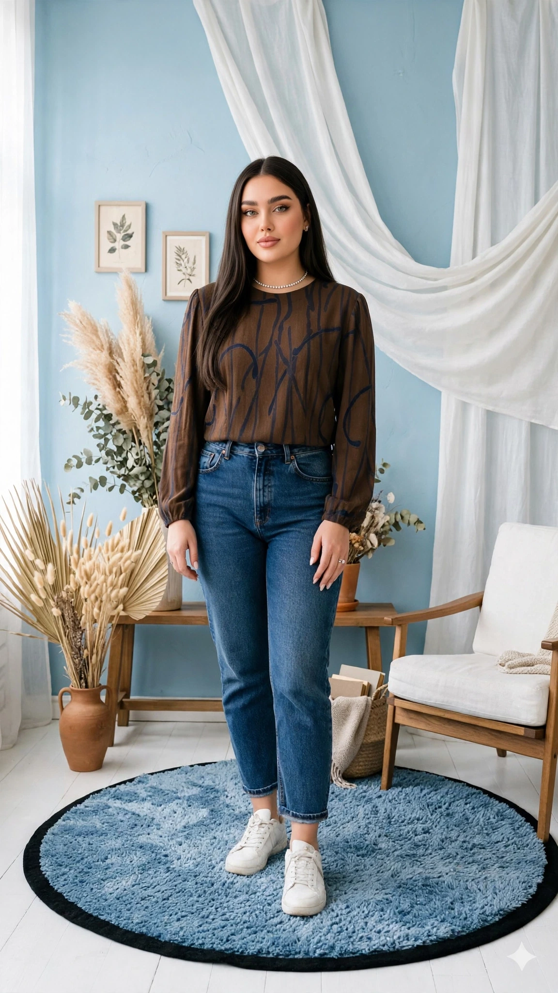 شومیز حریر نخی زنانه